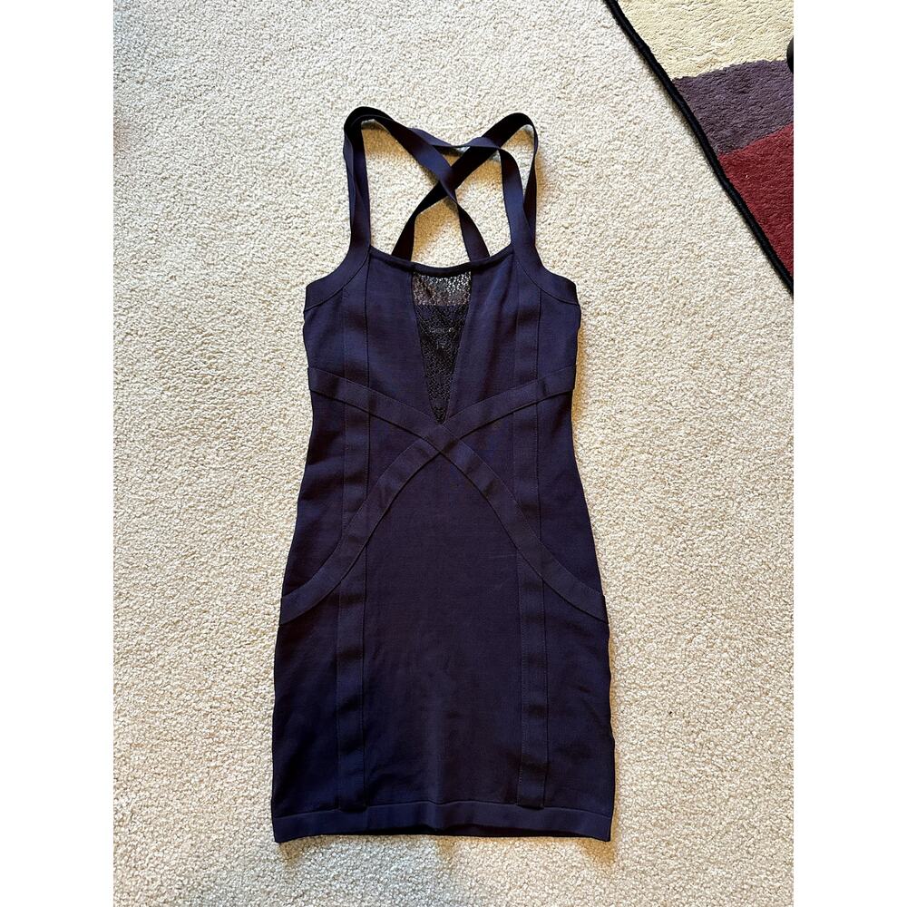 Vintage Y2K BEBE Bandage Club Party Bodycon Dress